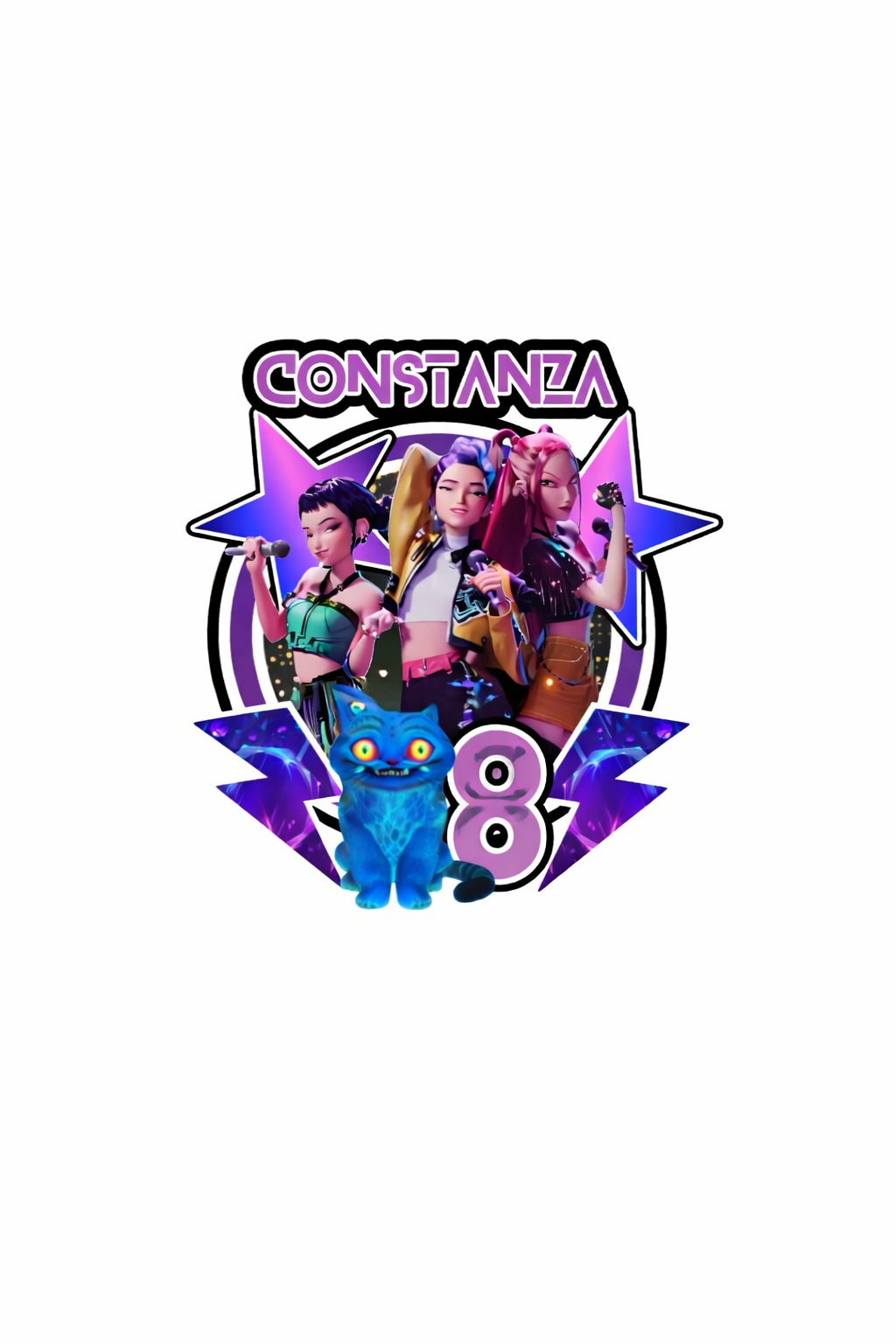 Cake Topper thème k-Pop