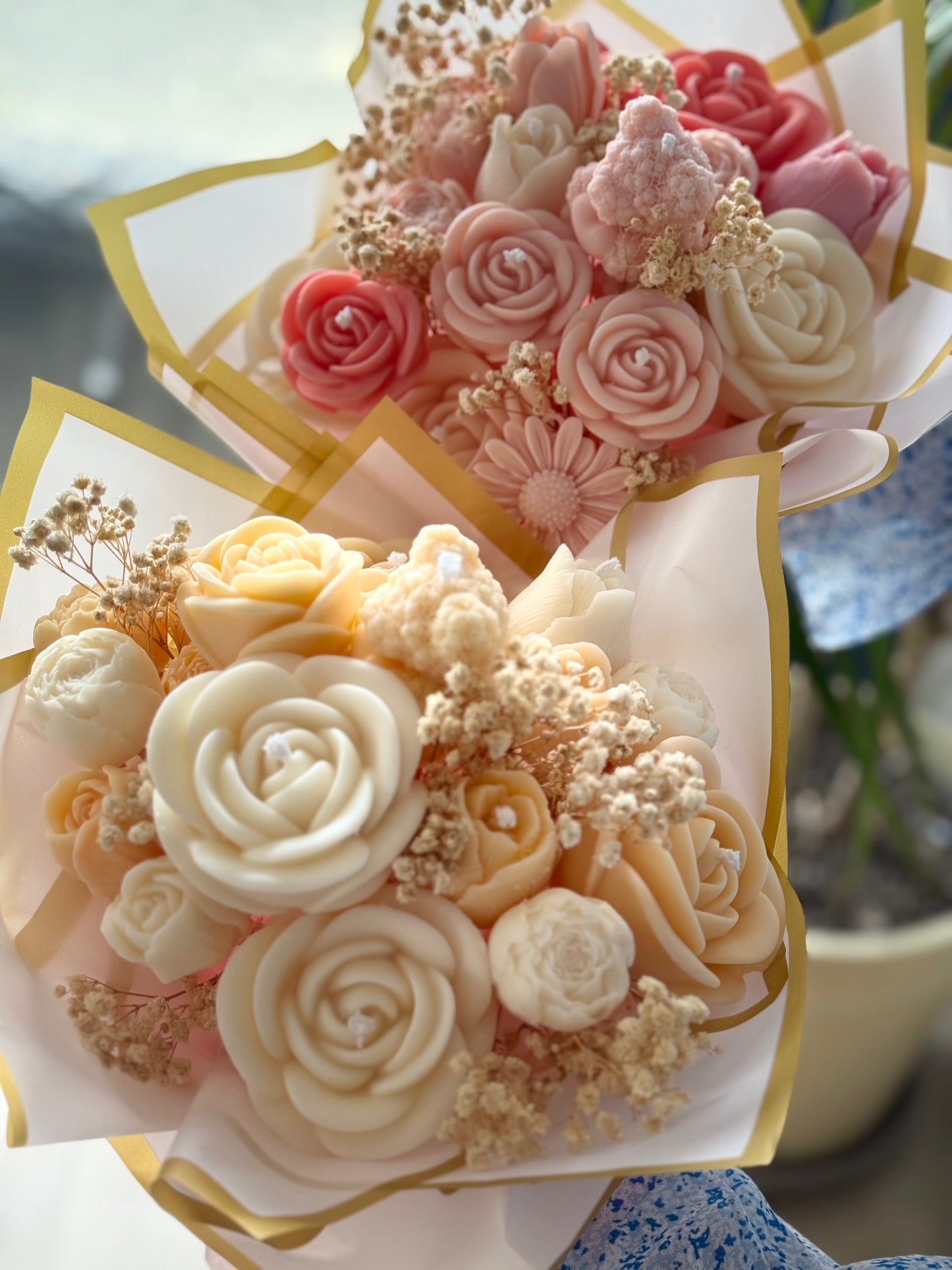 Bouquets bougie personnalisé