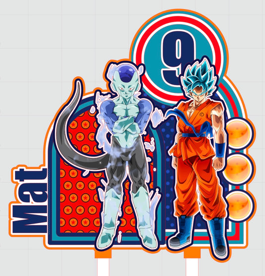Cake Topper thème Dragon Ball