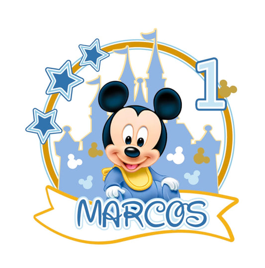 Cake Topper thème Mickey bébé