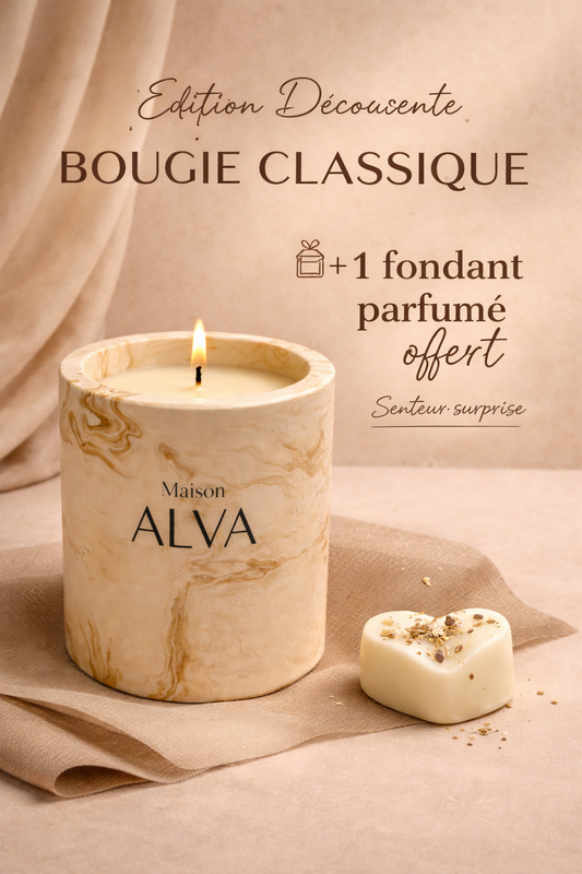 Bougie classique- Édition Découverte Maison Alva