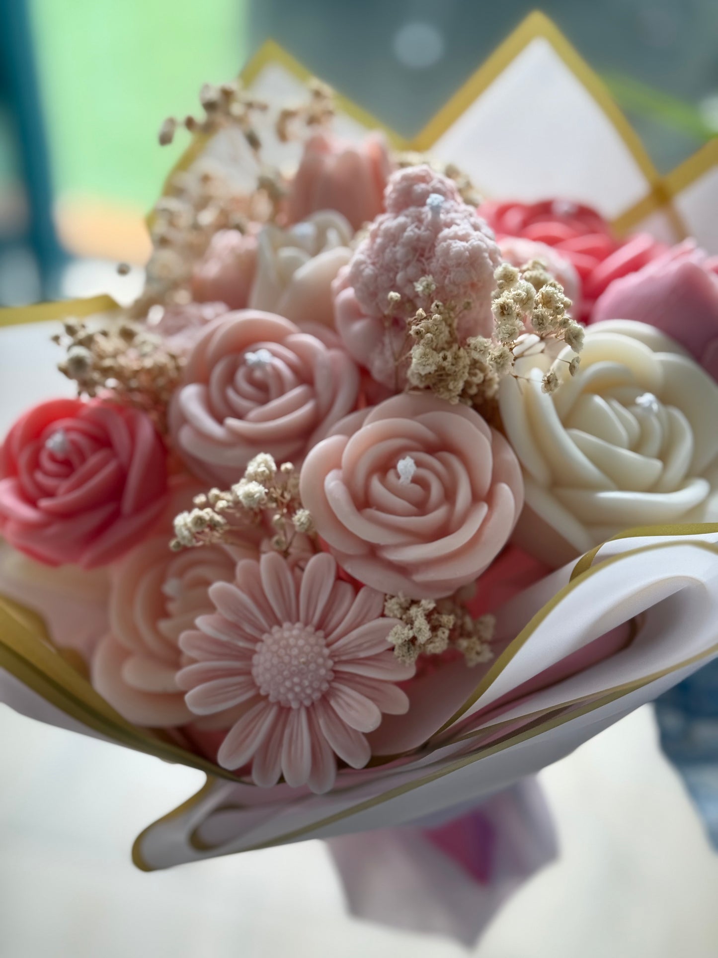 Bouquets bougie personnalisé