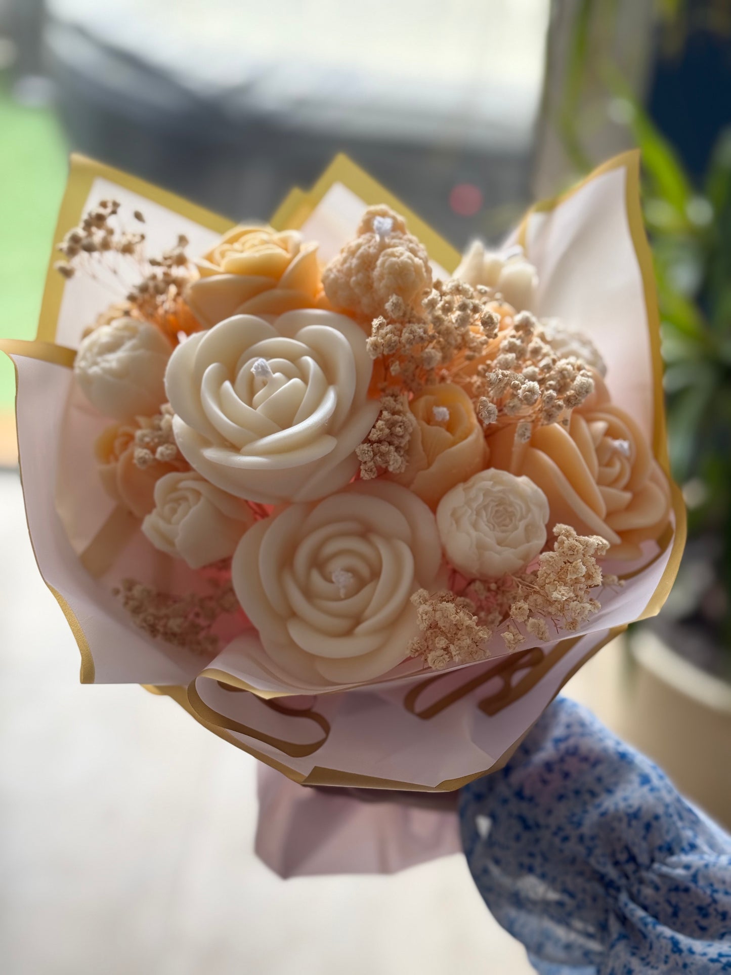 Bouquets bougie personnalisé